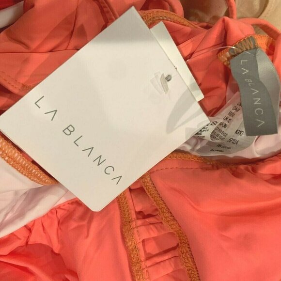 LA BLANCA Laddered Mio One-Piece Swimsuit (US/6) - Picture 3 of 4